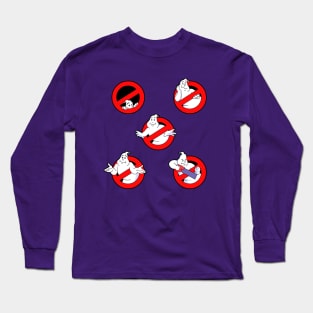 And Now Back To The Real Ghostbusters Logos Long Sleeve T-Shirt